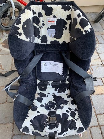 Britax convertible car seat cow print best sale