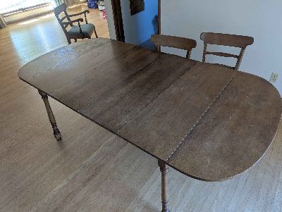 free dining room table with removable panels 1