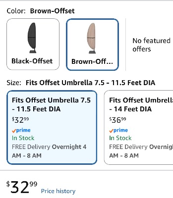 11ft umbrella with base and cover 2