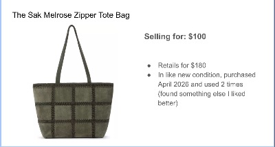 The Sak Melrose Bag PRICE DROP 1