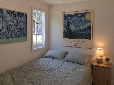 Furnished cottage with skylight loft workspace, 7 min bike to Stanford, available August 1, 2026 3
