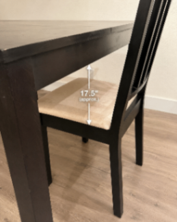 Extendable Table with 4 Chairs! 3