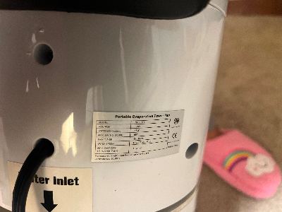 Evaporative cooler tower fan 2
