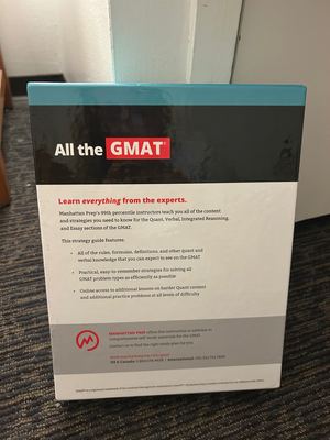 Selling All The GMAT prep books 2