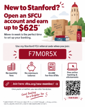 🌲💵🏦Stanford FCU referral code: Receive $625 in new-member bonuses! 1