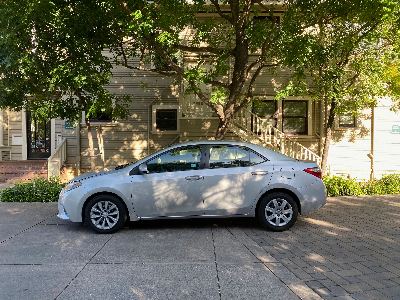 2014 Toyota Corolla LE, 99.6k miles, Silver, Great Condition, Clean Title, Backup Camera 3