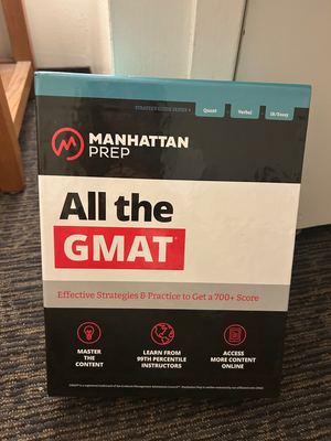 Selling All The GMAT prep books 1