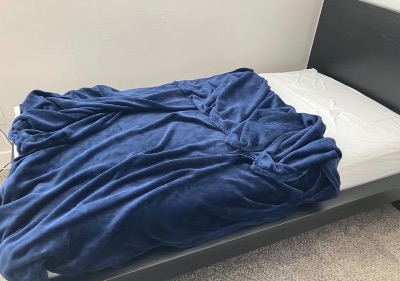 Large Navy Blanket - $5 1
