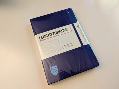 Lechtturm dotted notebook (A5 Medium, Ink Blue) 1